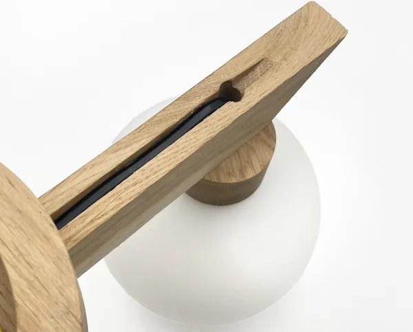 Plafoniera da soffitto ANTONIO 2xG9/5W/230V rovere/bianco