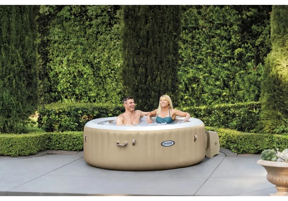 Vasca idromassaggio gonfiabile per 4 ø 196 cm profondità 71 cm Bubble HWS - Intex