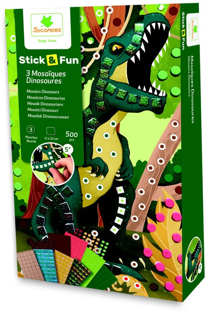 Stick & Fun - Mosaico piccolo - Dinosauri