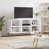 Mobile Porta TV Bianco 103,5x30x50 cm in Legno Multistrato 826980