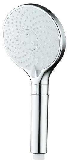 WENKO 26362100 - Soffione doccia WATERSAVING SYSTEM 12 x 12 cm, cromo lucido/bianco