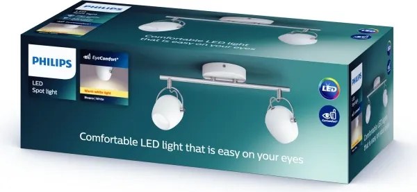 Philips Lirio 57032/31/P0 - Faretto LED PLANET 2xLED/4,2W/230V