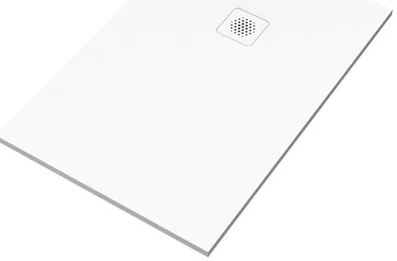 Piatto doccia SENSEA in composito minerale di resina gelificata Remix V3 bianco L 80 x L 120 x H 2.6 cm opaco