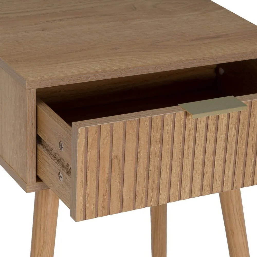 Comodino in colore naturale - Casa Selección