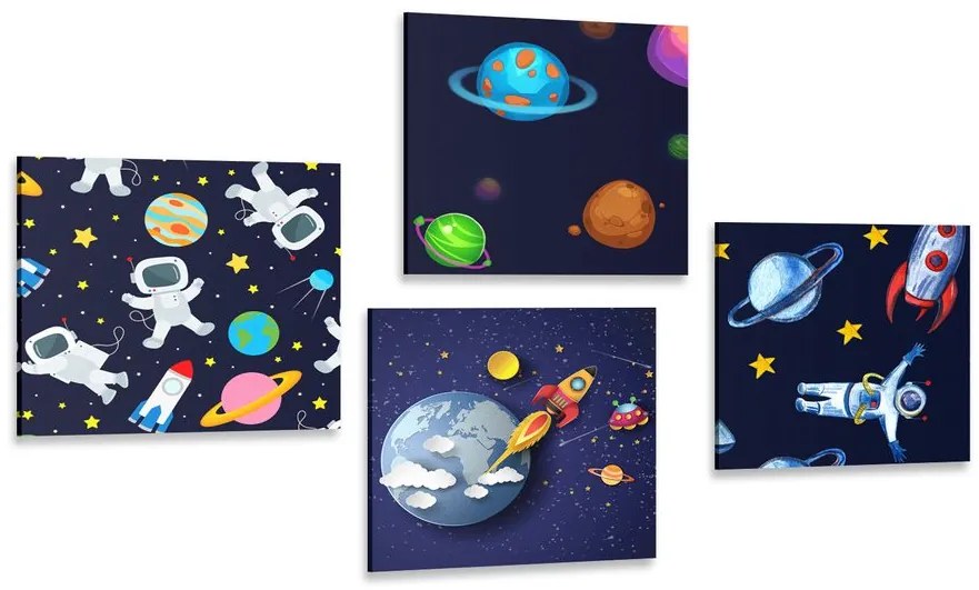 Set di quadri – Universo misterioso
