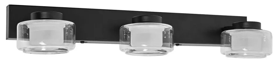 Ledvance-Applique a LED da bagno ORBIS FLAME 3xLED/5,5W/230V IP44 nero