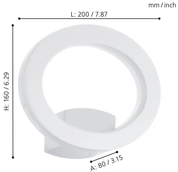 Eglo 96274 - Applique da esterno LED EMOLLIO LED/10W/230V IP44
