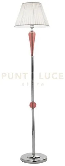 Piantana paganini borgona/oro 1 luce attacco e27 h.153+26cm