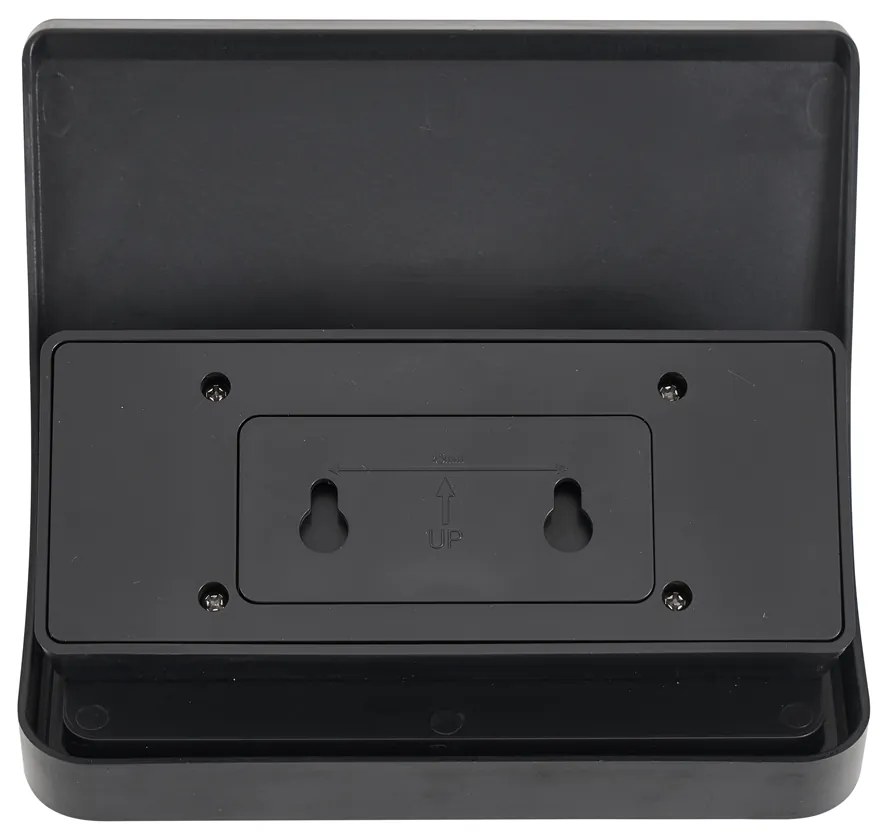 Applique da esterno nera con LED IP54 con sensore di movimento solare - Floody