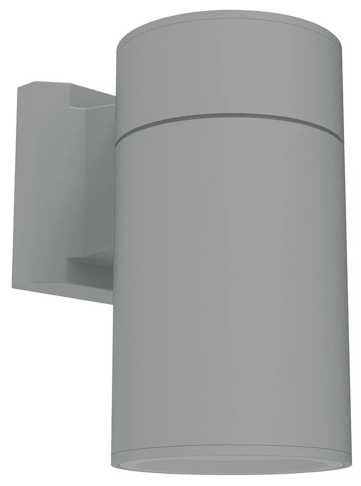 Applique Cilindrica Monodirezionale XL IP54 Base E27 - Grigia