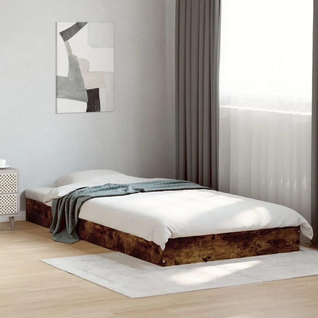 Giroletto rovere fumo 90x190 cm in legno multistrato