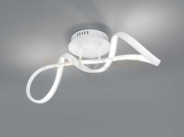 Perugia plafoniera led  28w 3400lm, 4000 cromo con dimmerazione ad ...
