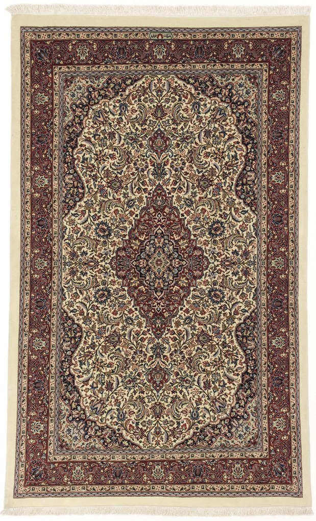 Isfahan Tappeto 100 x 170 (Iran) Annodato A Mano