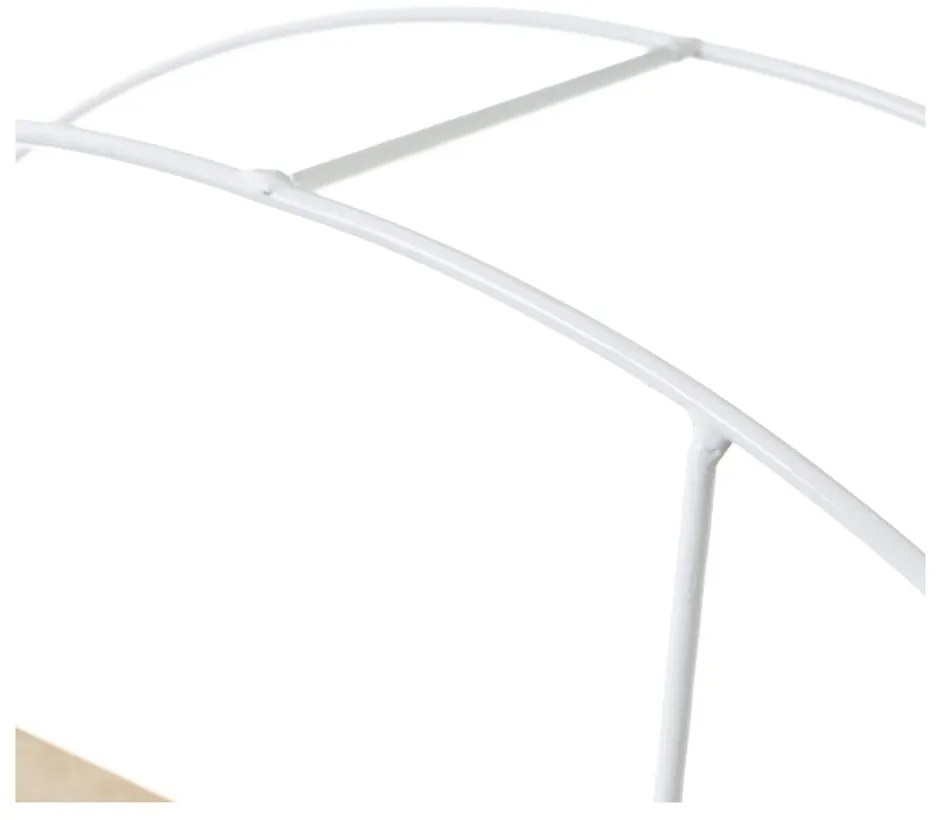 Scaffale a castello bianco naturale in legno massiccio di pavlovnia - Casa Selección