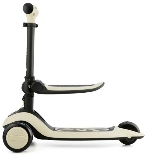 KINDERKRAFT - Monopattino per bambini 2in1 HALLEY Stone bianco