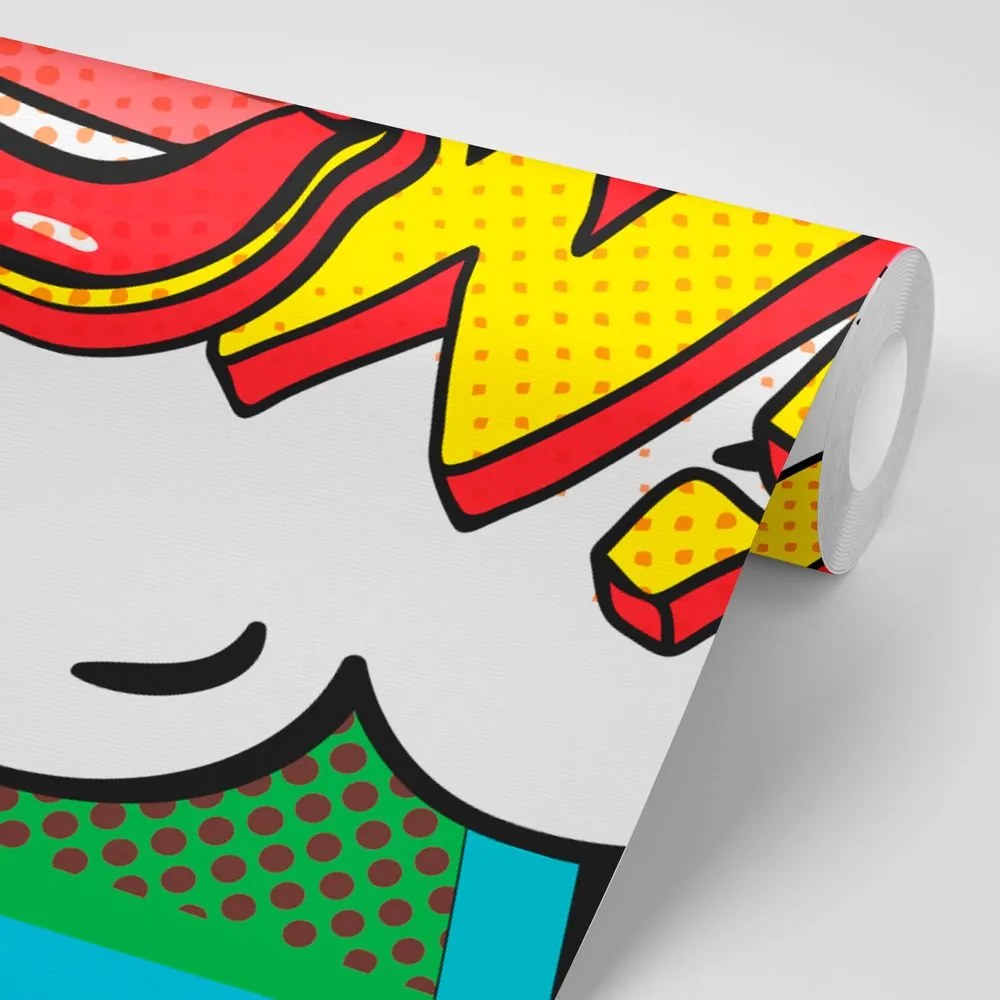 Carta da parati – Stile pop art – WOW!