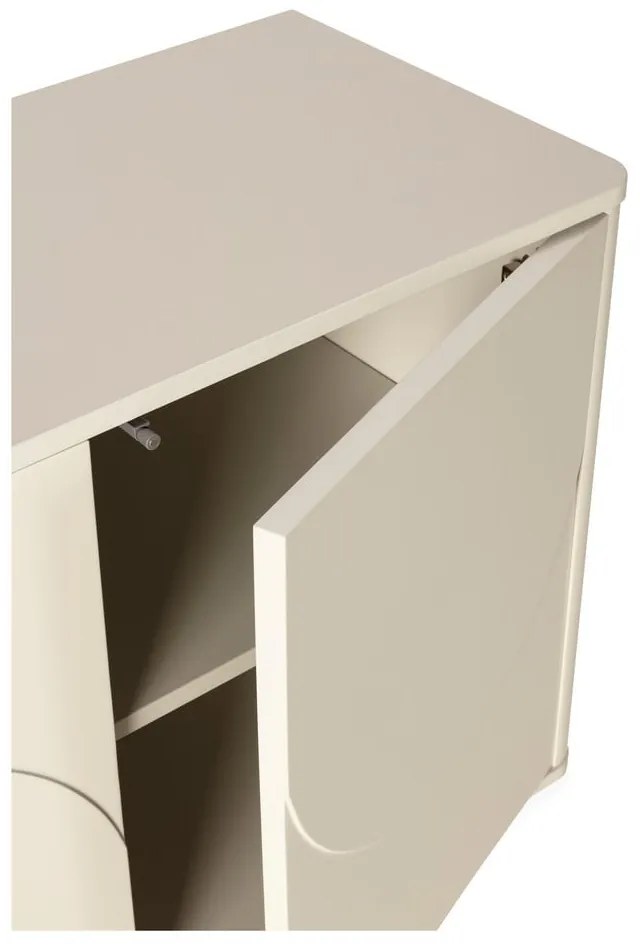 Cassettiera color crema 180x75x40 cm Solei – MOME