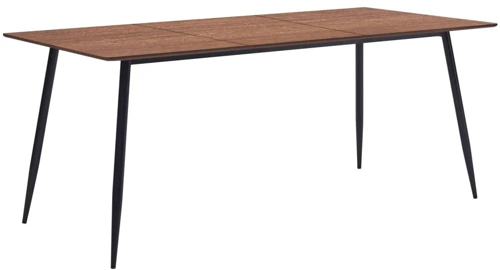 Tavolo Da Pranzo Marrone 180x90x75 Cm İn Mdf /