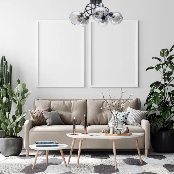 Lampadario a plafone LATIL 5xE27/60W/230V nero