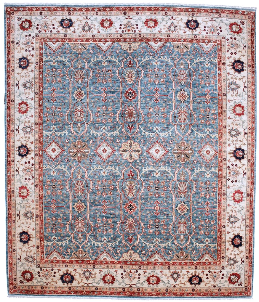 Ariana Tappeto orientale 260x310 Turchese (Afghanistan) Annodato A Mano