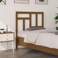 Testiera per Letto Miele 95,5x4x100cm in Legno Massello di Pino cod 9915