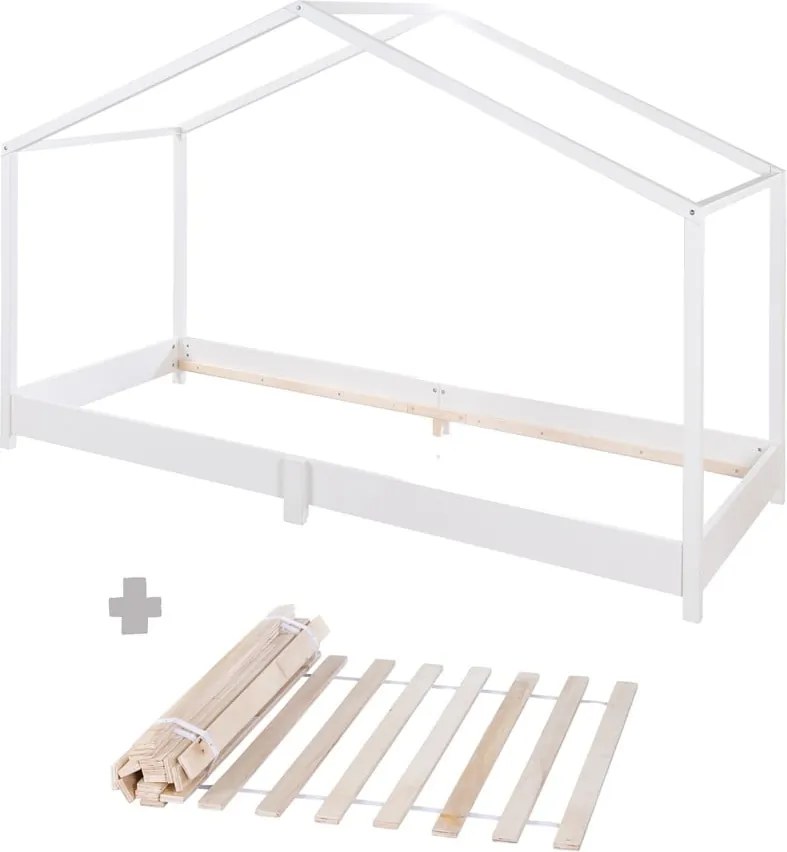 Letto bianco per bambini 90x200 cm Montessori - Roba