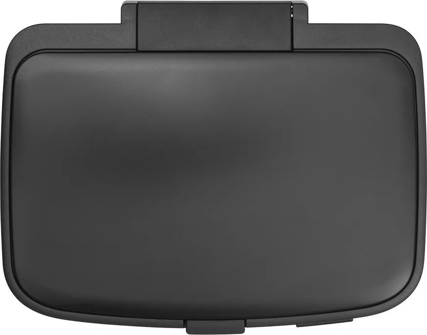 Cestino per la spazzatura nero opaco in acciaio con pedale 12 l Bo – Brabantia