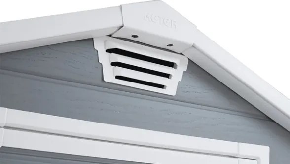 Casetta Da Giardino In Resina 129x103x196H Cm Manor 4x3 Grigio Keter