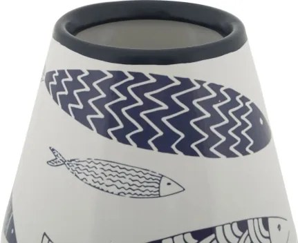 Vaso Ceramica Fish Double Cm Ø 14X34