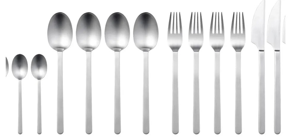 Posate argentate in acciaio inox 16 pz Norm – Gense