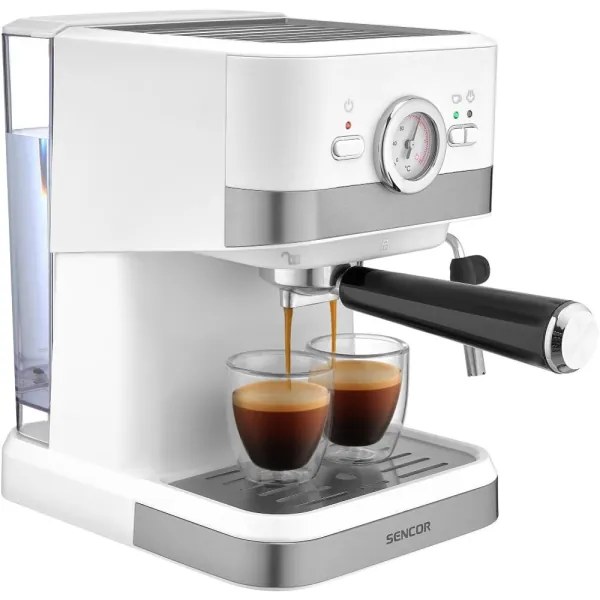 Sencor macchina espresso leva 1050W/230V bianco/cromo opaco