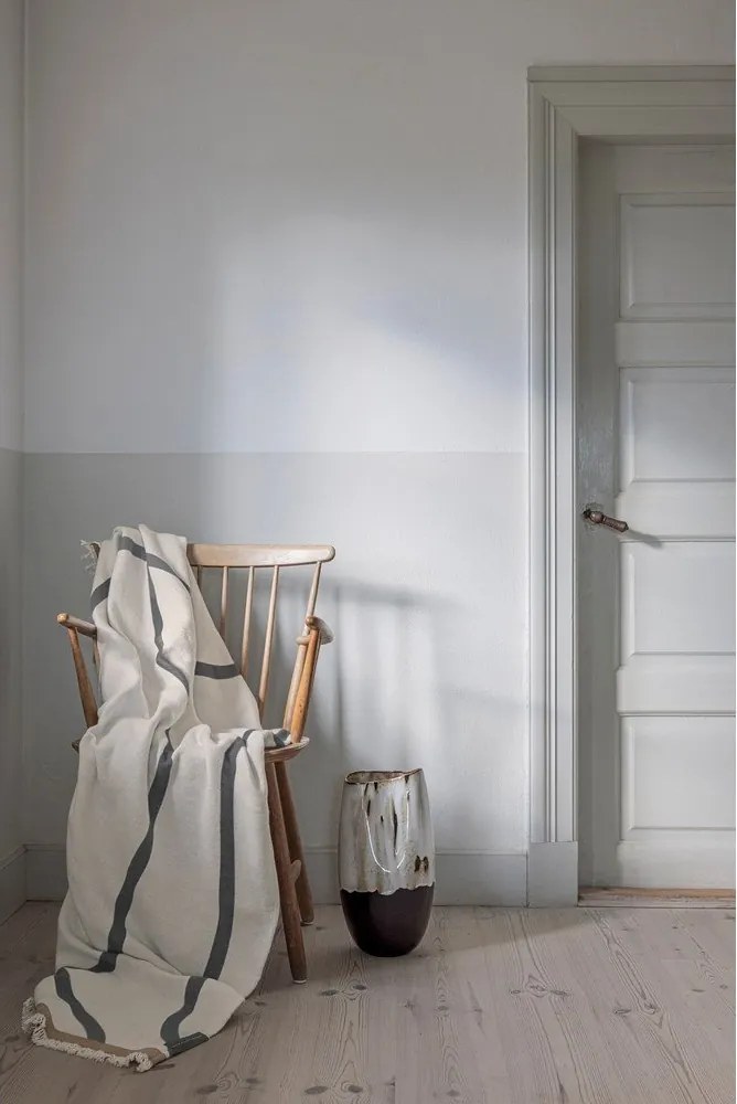 Coperta color crema 130x175 cm Shadow – Mette Ditmer Denmark