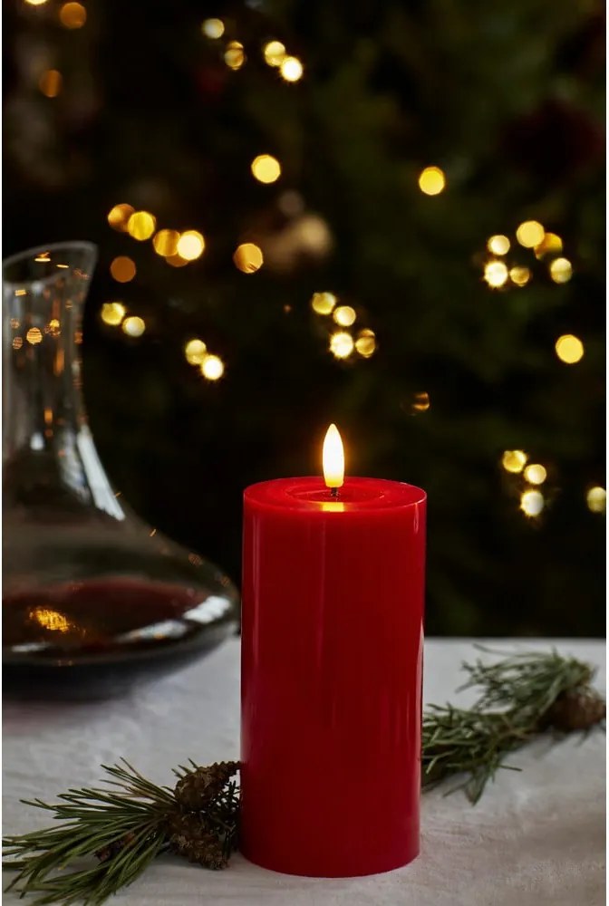 Candela a LED con alimentazione a batteria (altezza totale 15 cm) Sille – Sirius