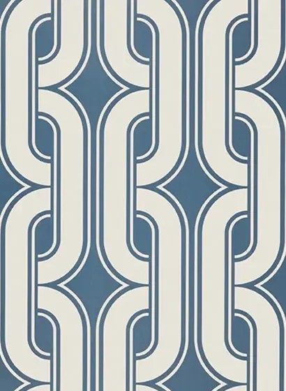 Little Greene Carta da parati Lavaliers - Low Wave