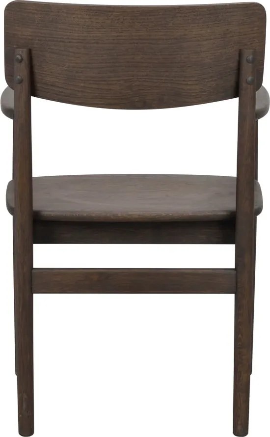 Set di sedie da pranzo marrone scuro in rovere 2 pz Maidstone - Rowico