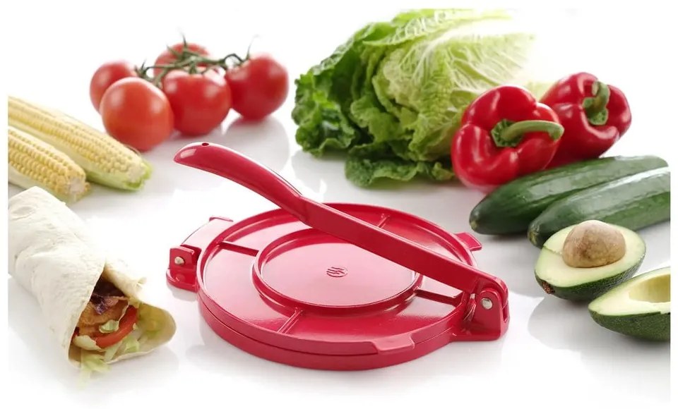 Pressa per tortilla rossa - Hendi