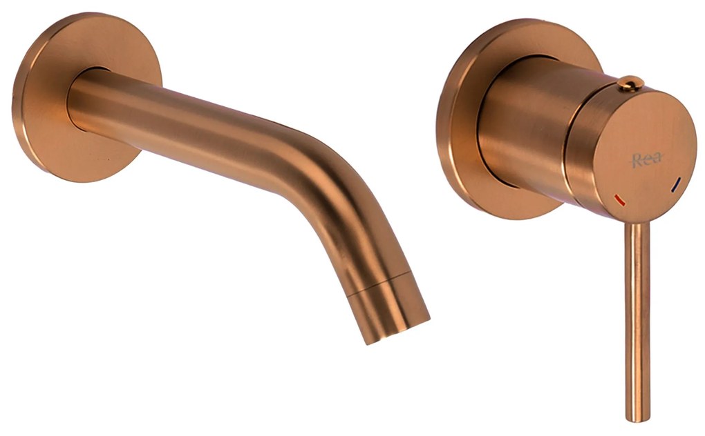 Rubinetto da parete Rea Clif Brush Copper