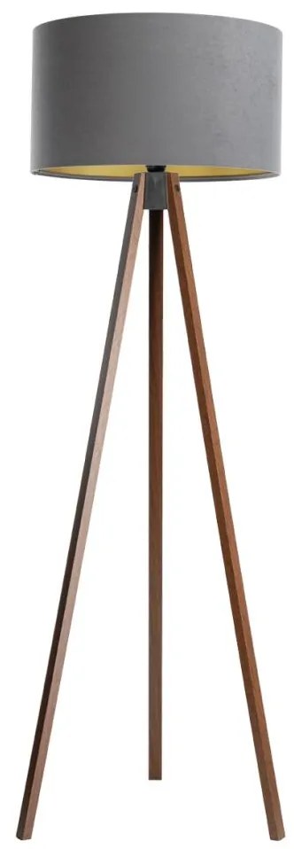 Lampada da terra STANDART 1xE27/60W/230V grigio/wenge