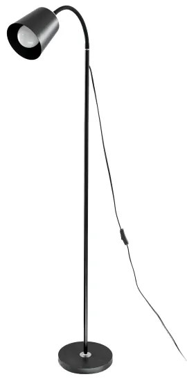 Lampada con piedistallo 1xE27/40W/230V nero