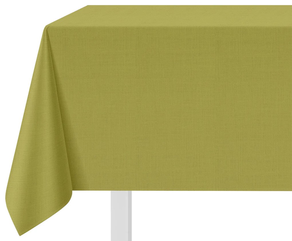 Tovaglia Basik verde, in cotone, da 140X140 cm