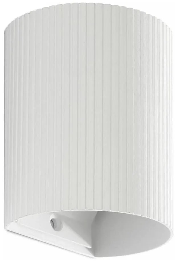 FARO 40526 - Applique SOLE 1xGU10/8W/230V bianco ondulato arrotondato