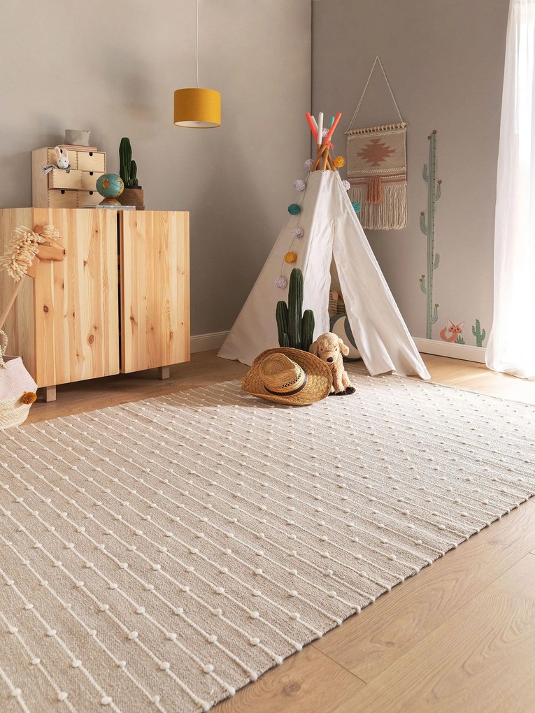 Lytte Tappeto bambino Lupo Beige 120x170 cm - Tappeto design moderno soggiorno