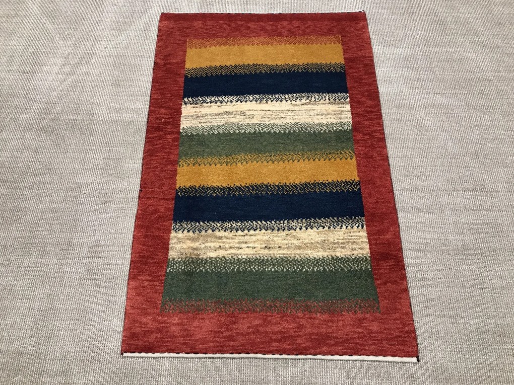 Gabbeh Tappeto 100x150 (Iran) Annodato A Mano
