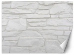 Carta Da Parati, Muro di pietra bianca in mattoni 400x280
