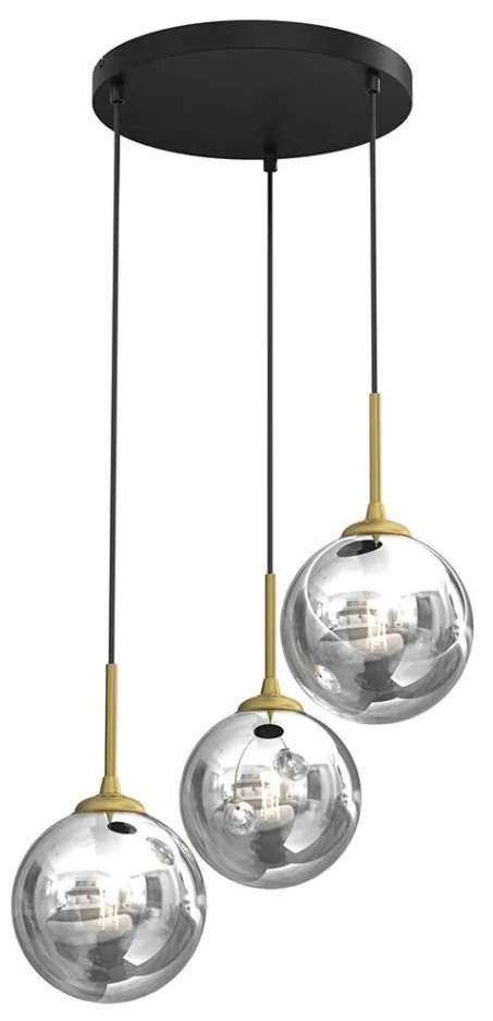 Lampadario a sospensione con filo REFLEX 3xE14/40W/230V