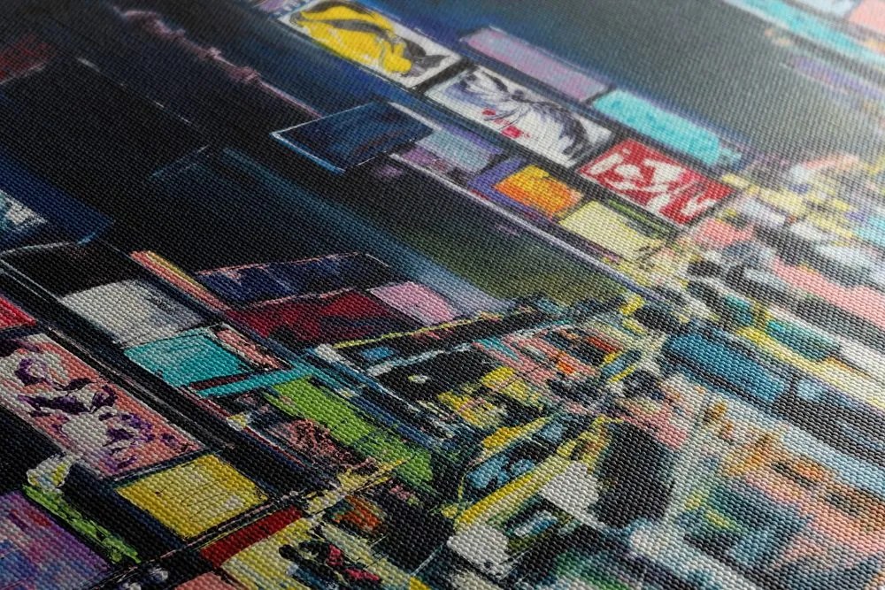 Quadro su tela – New York colorata