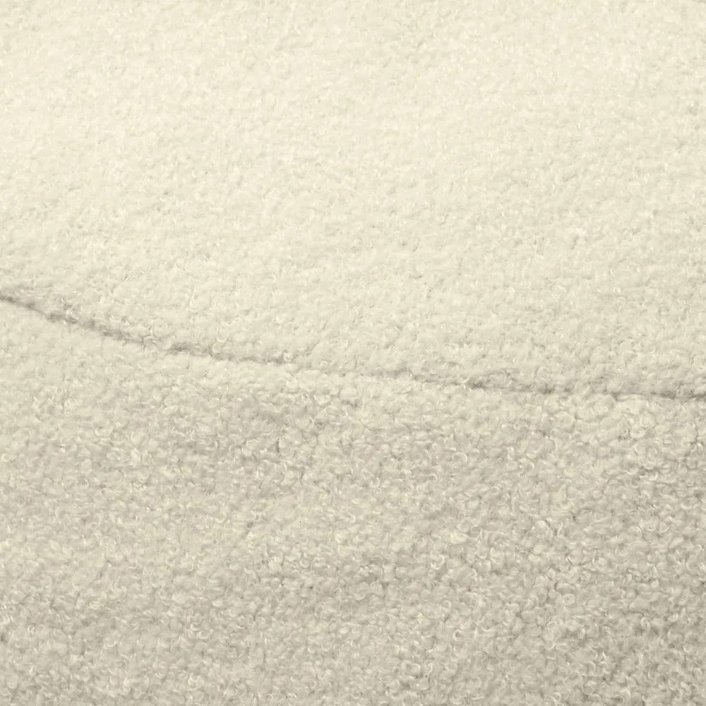 Pouf a sacco per bambini grigio chiaro con rivestimento in bouclé Om 85 – SLOWDOWN