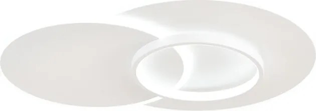 Plafoniera LED LILLY bianco IP20 cct da bianco caldo a bianco freddo con regolazione di temperatura, 4900 lumen