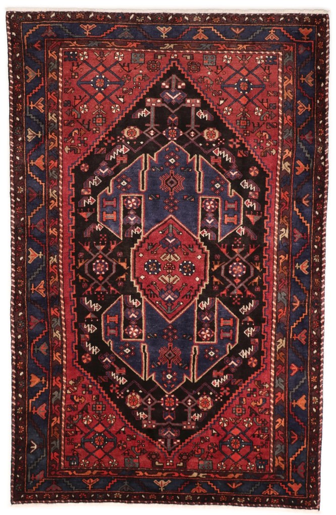 Hamedan Tappeto 240x160 (Iran) Annodato A Mano