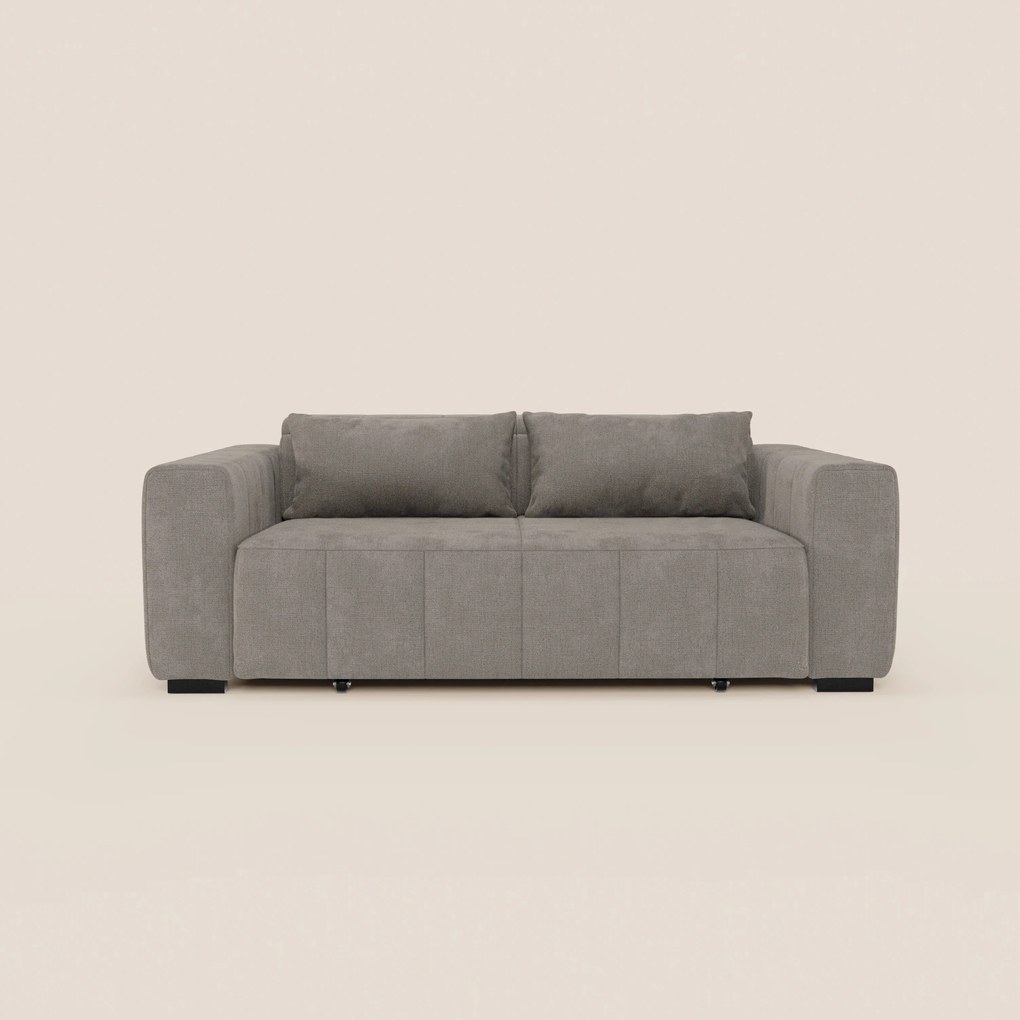 Doric divano 3 posti con sedute allungabili tramite relax elettrico - poggiatesta reclinabile in tessuto smacchiabile T23